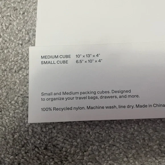 Reserved 2 BAGGU Packing Cube - Medium (Japanese Produce) - Picture 5 of 5